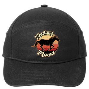 Mustang Mama 7-Panel Snapback Hat