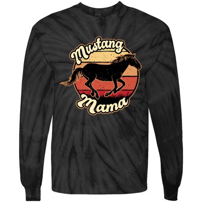 Mustang Mama Tie-Dye Long Sleeve Shirt