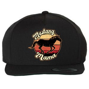 Mustang Mama Wool Snapback Cap