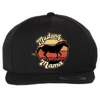 Mustang Mama Wool Snapback Cap