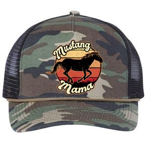 Mustang Mama Retro Rope Trucker Hat Cap