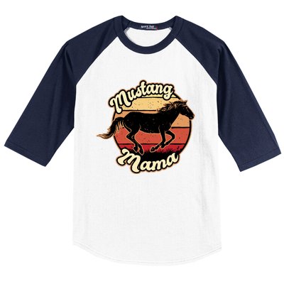 Mustang Mama Baseball Sleeve Shirt