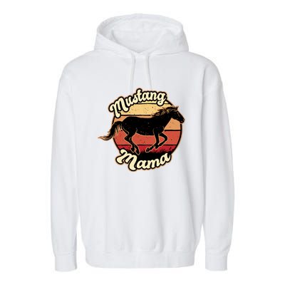 Mustang Mama Garment-Dyed Fleece Hoodie