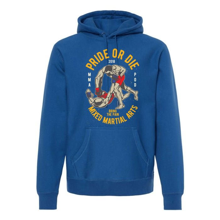 Mma Mixed Martial Art Gift Premium Hoodie