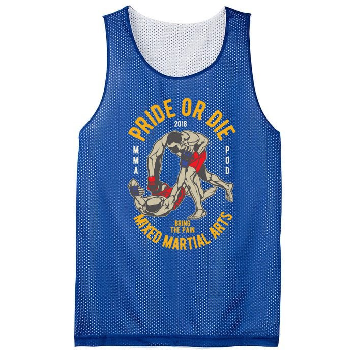 Mma Mixed Martial Art Gift Mesh Reversible Basketball Jersey Tank