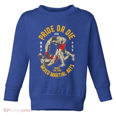 Mma Mixed Martial Art Gift Toddler Sweatshirt