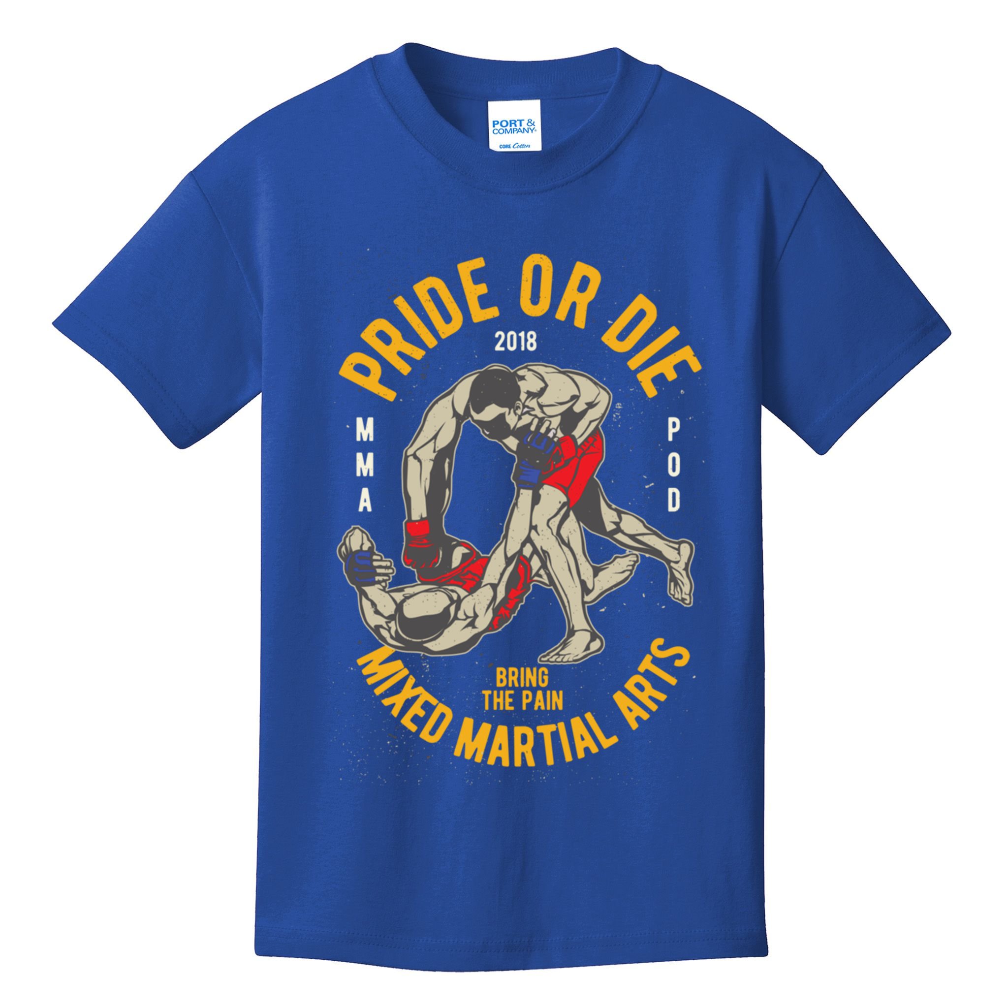 Mma Mixed Martial Art Gift Kids T-Shirt