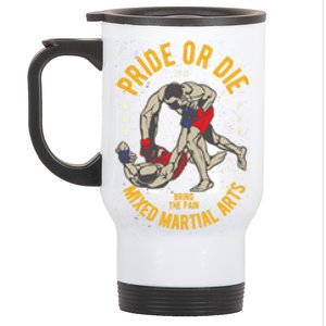 Mma Mixed Martial Art Gift Stainless Steel Travel Mug