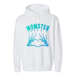 Momster Mommy Mother Monster Halloween Matching Costume Gift Funny Gift Garment-Dyed Fleece Hoodie