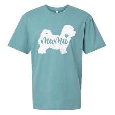 Maltipoo Mama Mom Dog Cute Mothers Day Gift Sueded Cloud Jersey T-Shirt