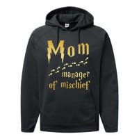 Magical Mom Manager Of Mischief Performance Fleece Hoodie