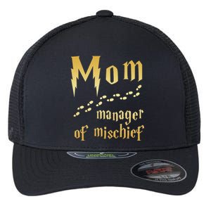 Magical Mom Manager Of Mischief Flexfit Unipanel Trucker Cap