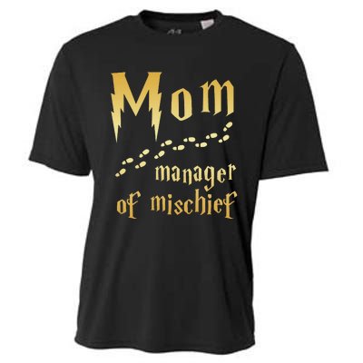 Magical Mom Manager Of Mischief Cooling Performance Crew T-Shirt