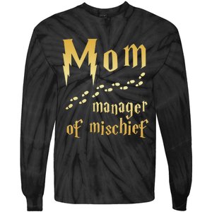 Magical Mom Manager Of Mischief Tie-Dye Long Sleeve Shirt