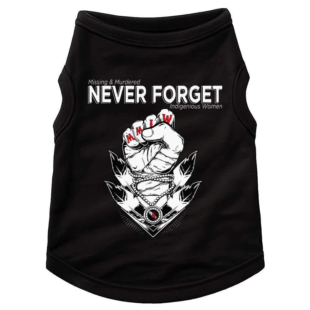 Mmiw Missing & Murdered Indigenous Women Native Clothing Doggie Tank