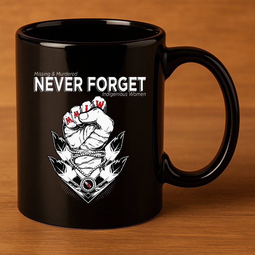 Mmiw Missing & Murdered Indigenous Women Native Clothing 11oz C Handle Ceramic Mug