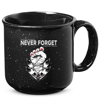 Mmiw Missing & Murdered Indigenous Women Native Clothing 15oz Campfire Ceramic Mug