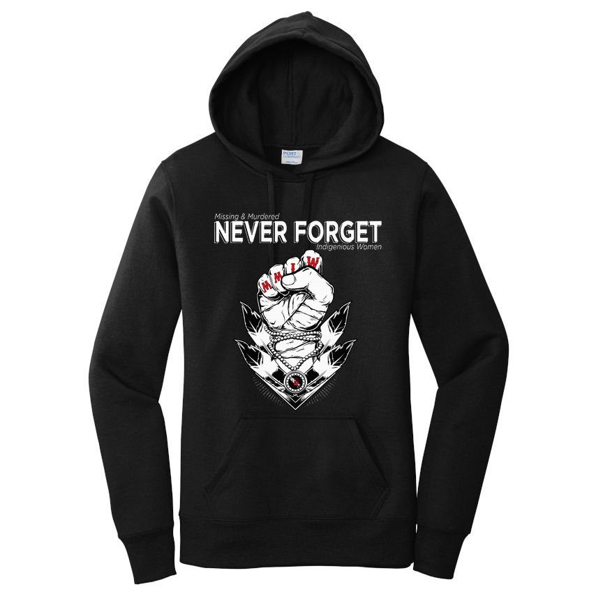 Mmiw Missing & Murdered Indigenous Women Native Clothing Women's Pullover Hoodie