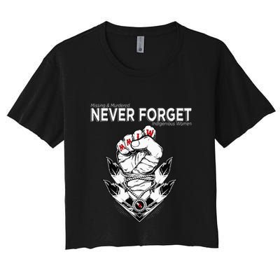 Mmiw Missing & Murdered Indigenous Women Native Clothing Crop Top