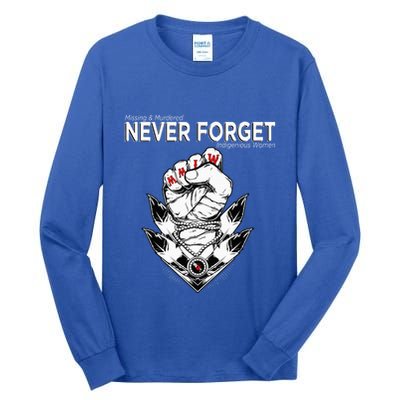 Mmiw Missing & Murdered Indigenous Women Native Clothing Tall Long Sleeve T-Shirt