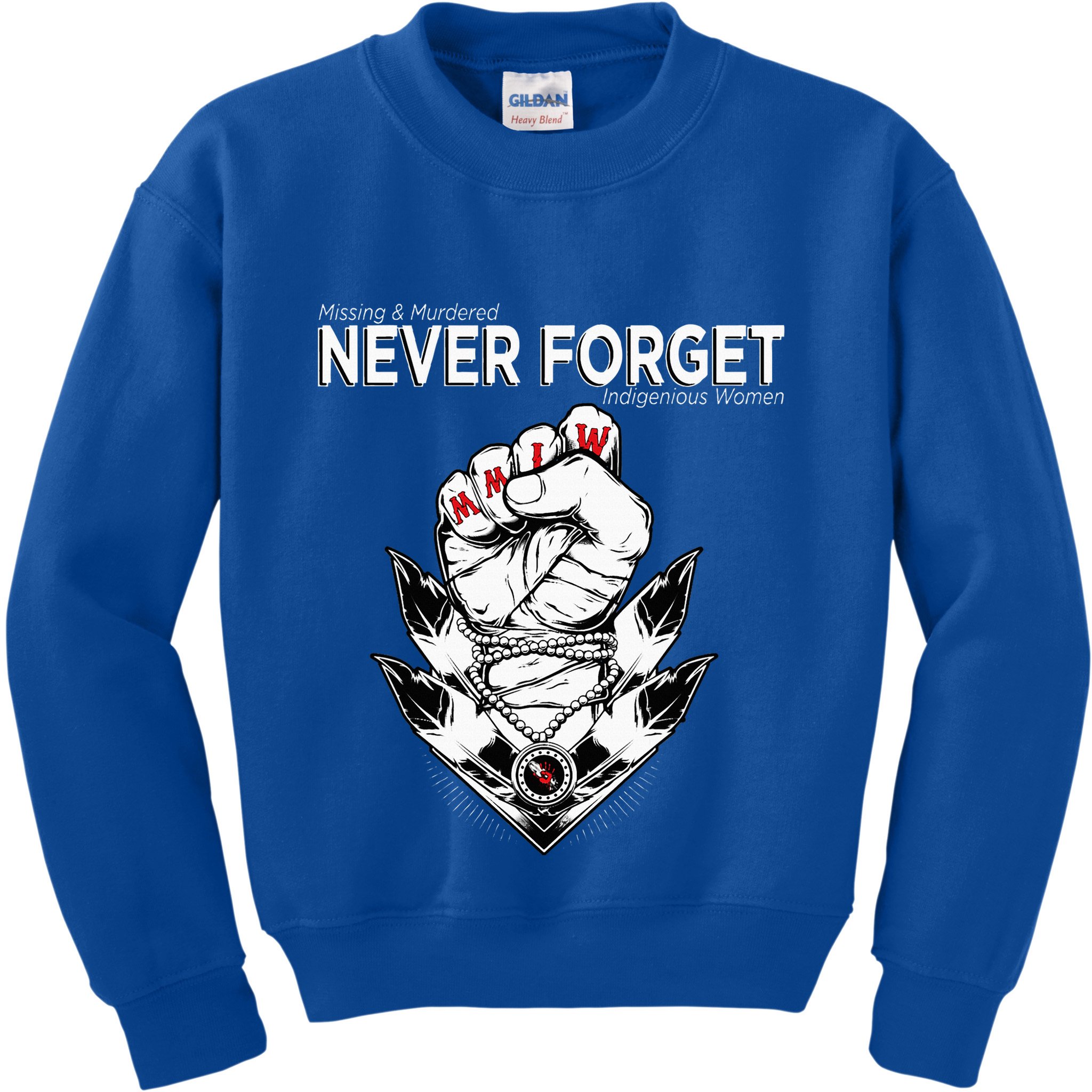 Mmiw Missing & Murdered Indigenous Women Native Clothing Kids Sweatshirt