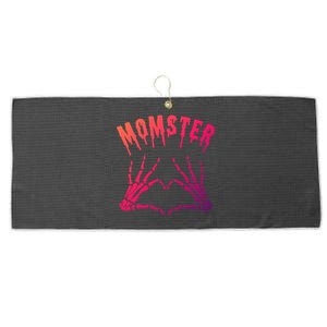 Momster Mommy Mother Monster Halloween Matching Costume Gift Funny Gift Large Microfiber Waffle Golf Towel