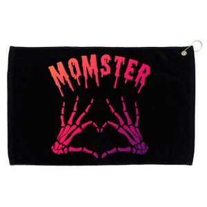 Momster Mommy Mother Monster Halloween Matching Costume Gift Funny Gift Grommeted Golf Towel