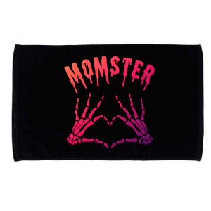 Momster Mommy Mother Monster Halloween Matching Costume Gift Funny Gift Microfiber Hand Towel