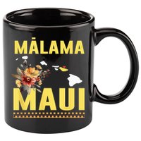 Malama Maui Malama Strong Hawaii 11oz C Handle Ceramic Mug