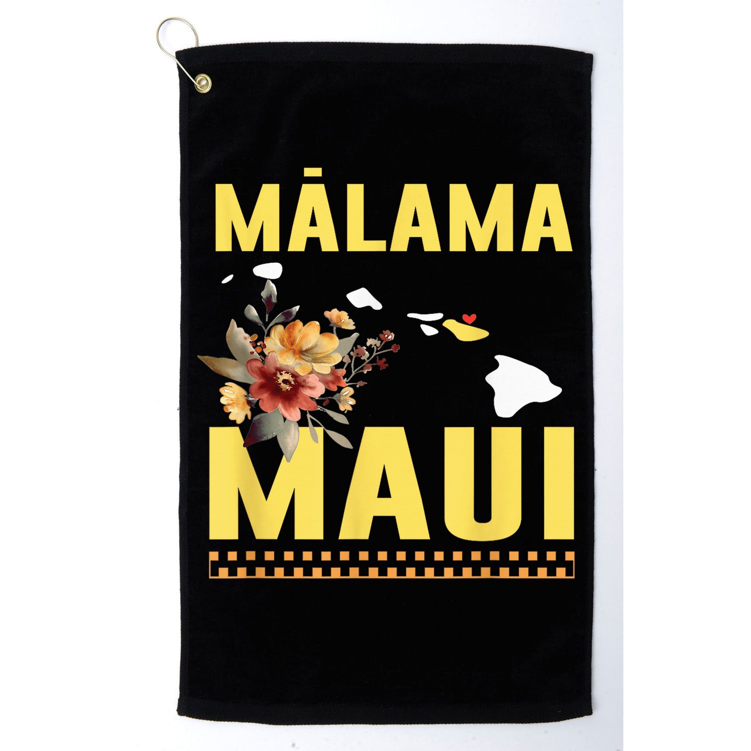 Malama Maui Malama Strong Hawaii Golf Towel