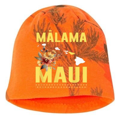 Malama Maui Malama Strong Hawaii Kati - Camo Knit Beanie