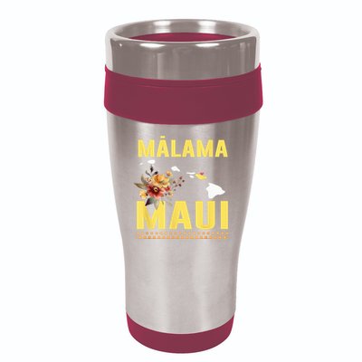 Malama Maui Malama Strong Hawaii 16oz Travel Tumbler