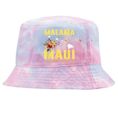 Malama Maui Malama Strong Hawaii Tie-Dyed Bucket Hat