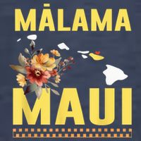 Malama Maui Malama Strong Hawaii Womens T-Shirt
