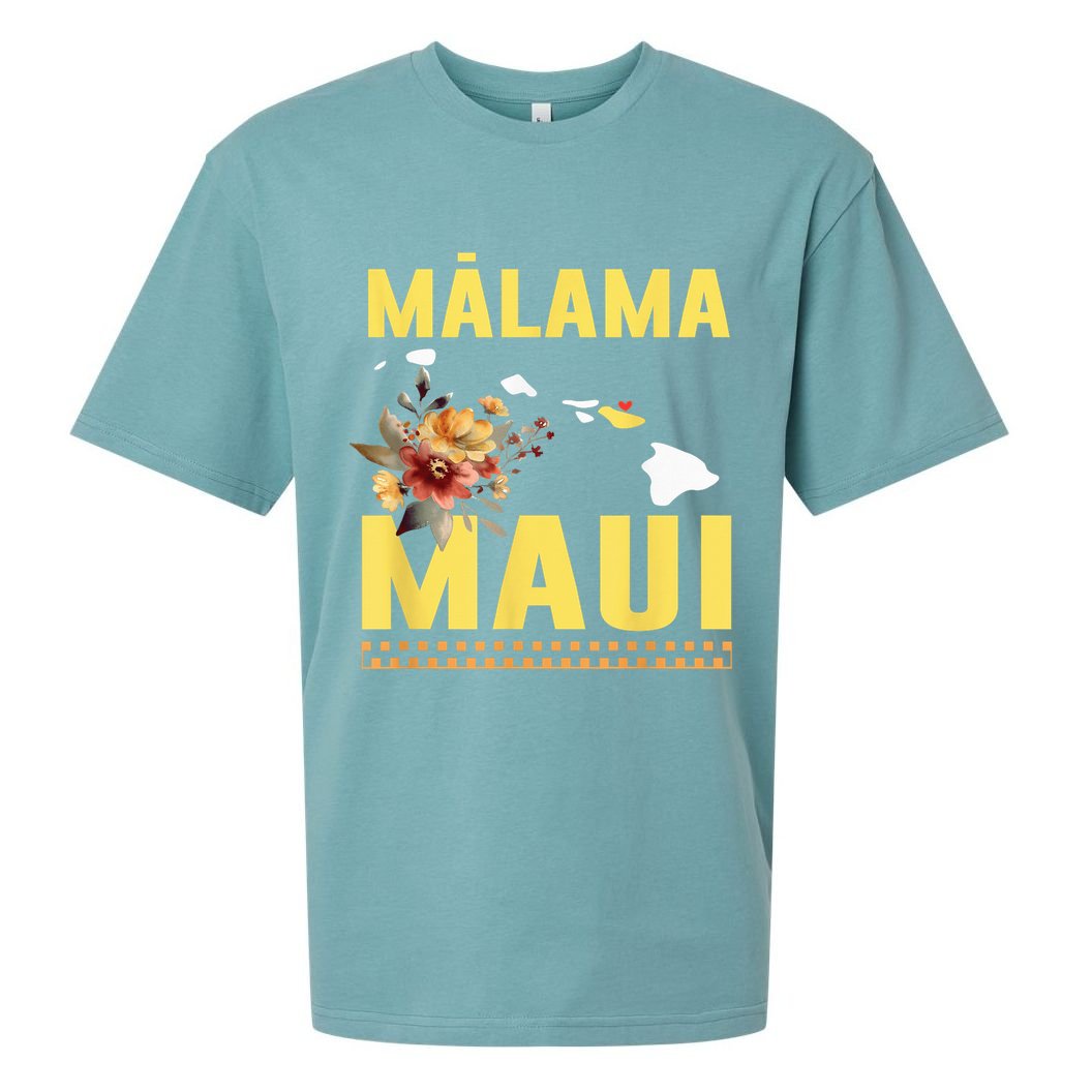 Malama Maui Malama Strong Hawaii Sueded Cloud Jersey T-Shirt
