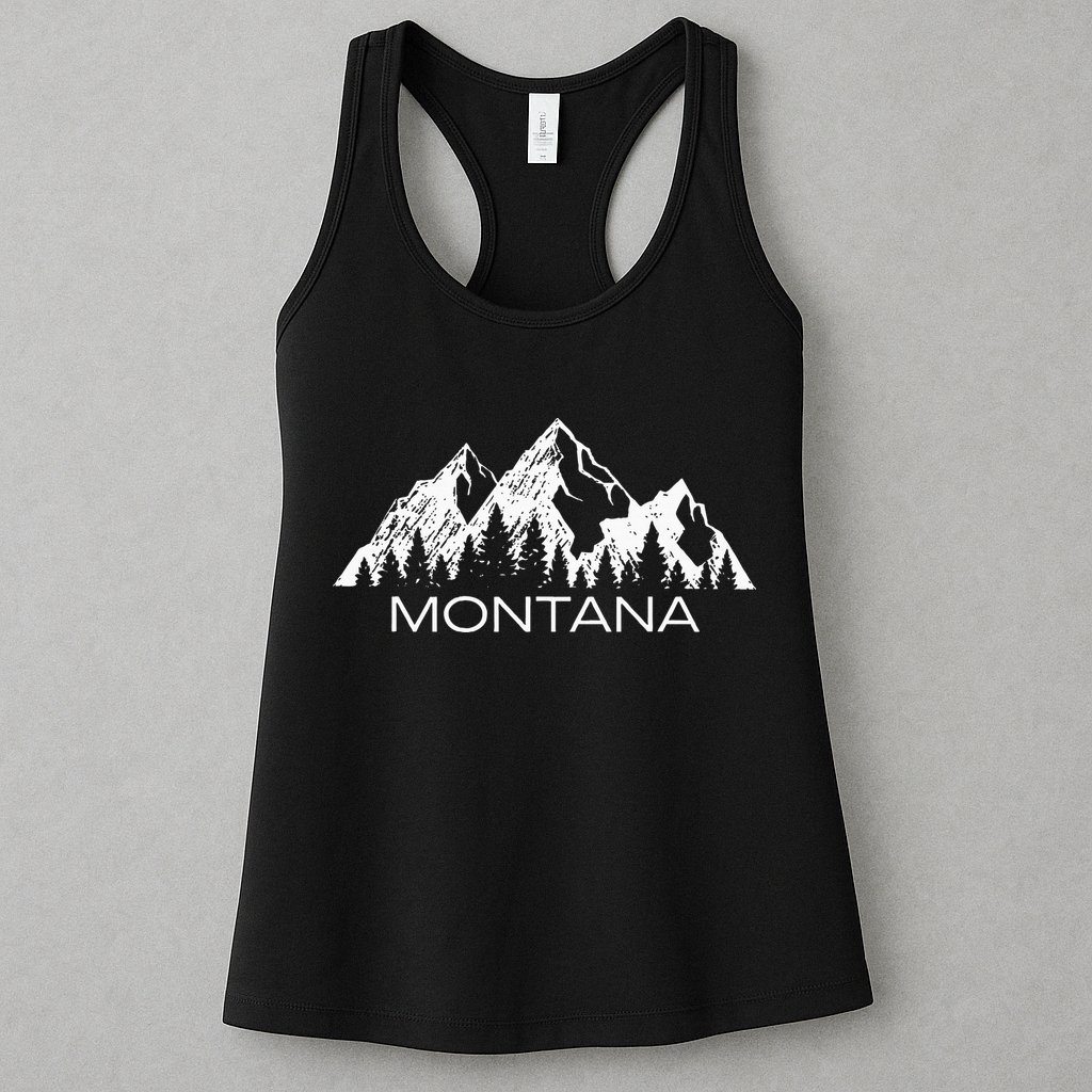 Montana Montana Mountain Gift Cool Montana Womens Tank Top