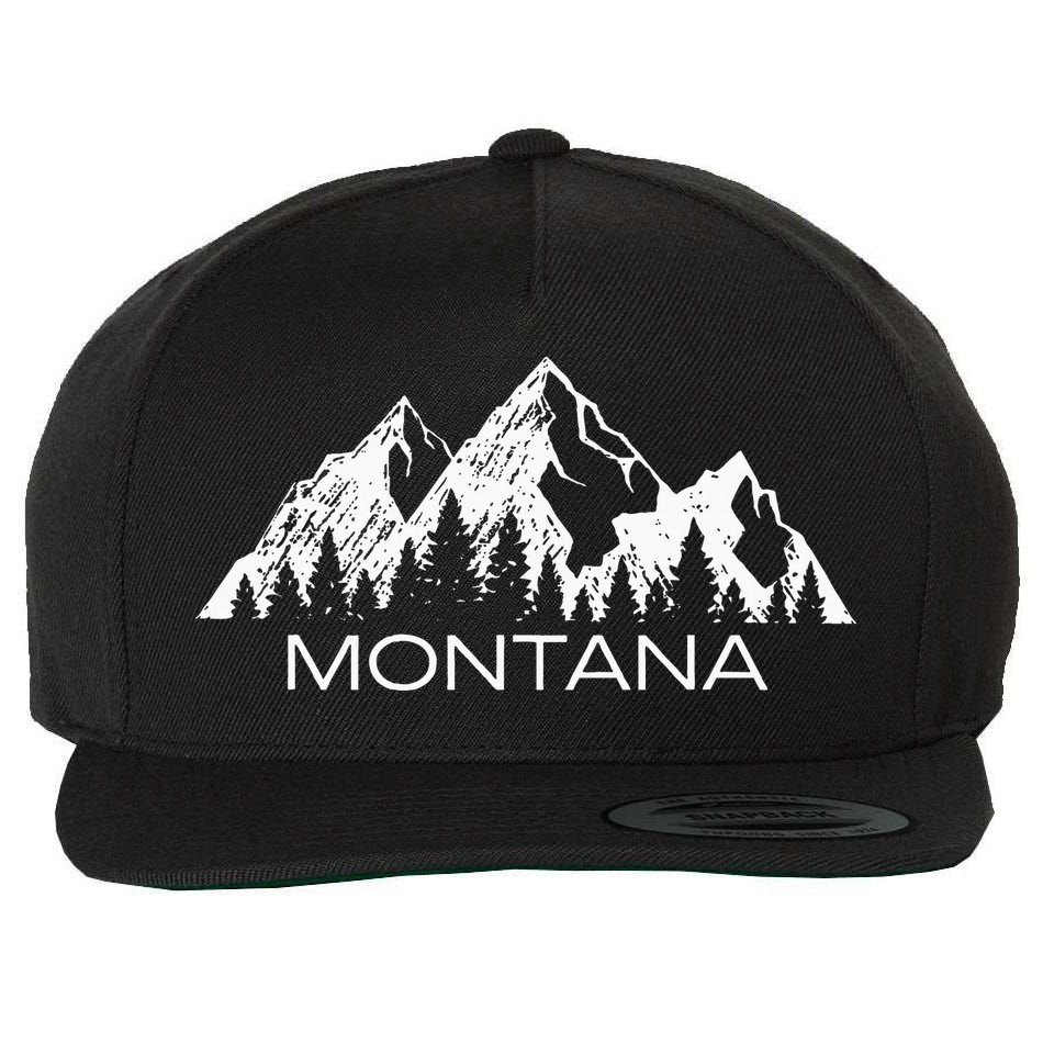 Montana Montana Mountain Gift Cool Montana Wool Snapback Cap