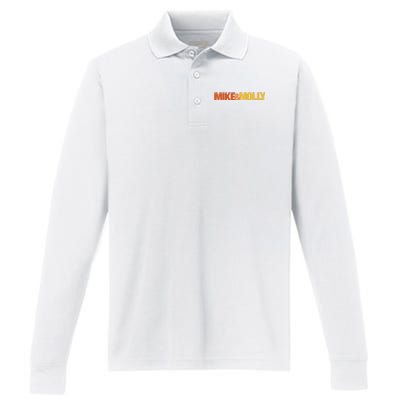 Mike & Molly Performance Long Sleeve Polo