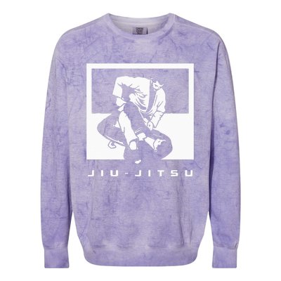 MMA Mixed Martial Arts Jiu Jitsu Apparel Jiu Jitsu Colorblast Crewneck Sweatshirt