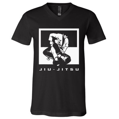 MMA Mixed Martial Arts Jiu Jitsu Apparel Jiu Jitsu V-Neck T-Shirt