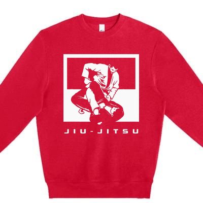 MMA Mixed Martial Arts Jiu Jitsu Apparel Jiu Jitsu Premium Crewneck Sweatshirt