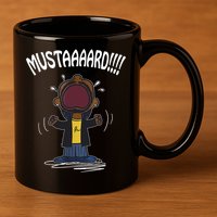 Mustard Meme 11oz C Handle Ceramic Mug