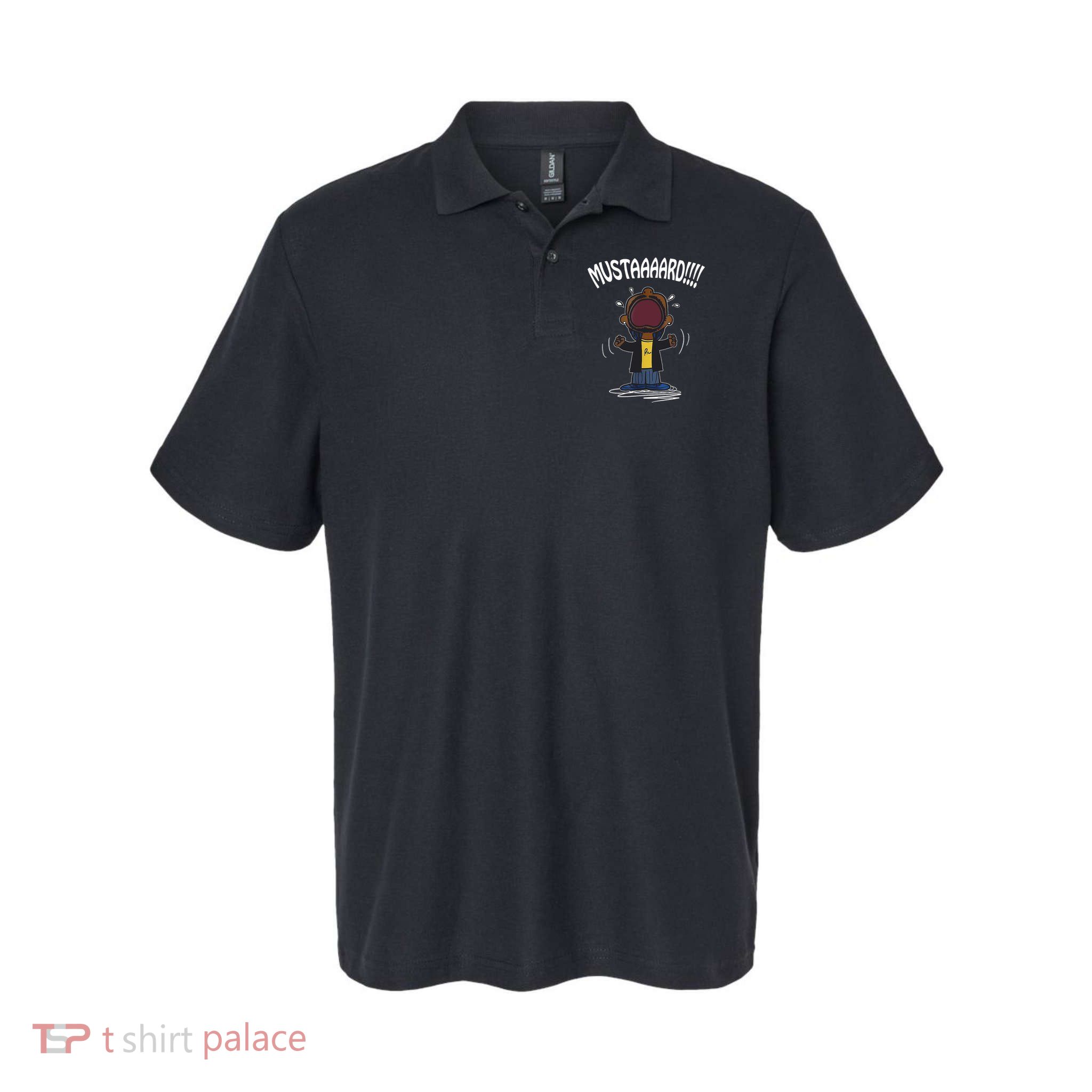 Mustard Meme Softstyle Adult Sport Polo