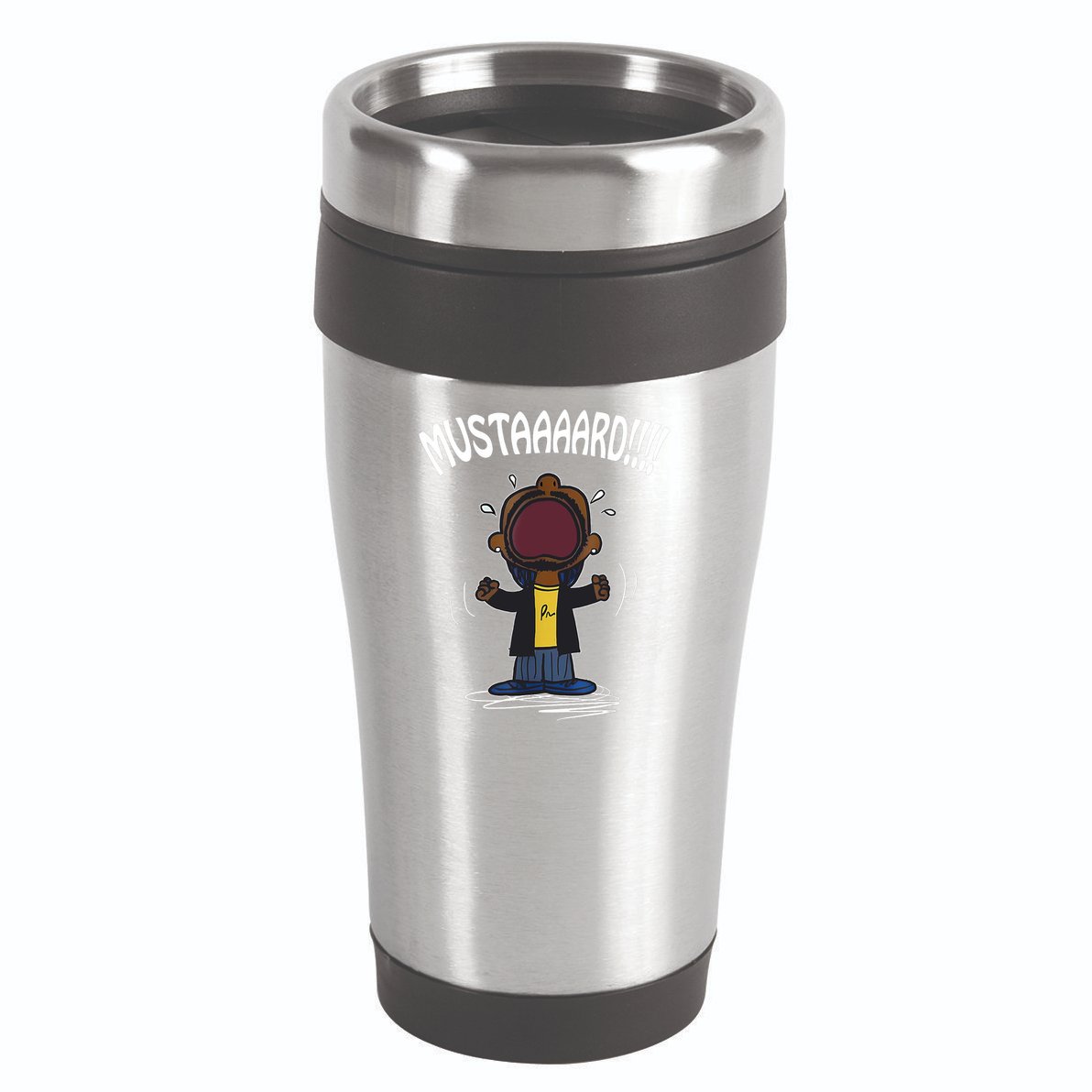 Mustard Meme 16oz Travel Tumbler