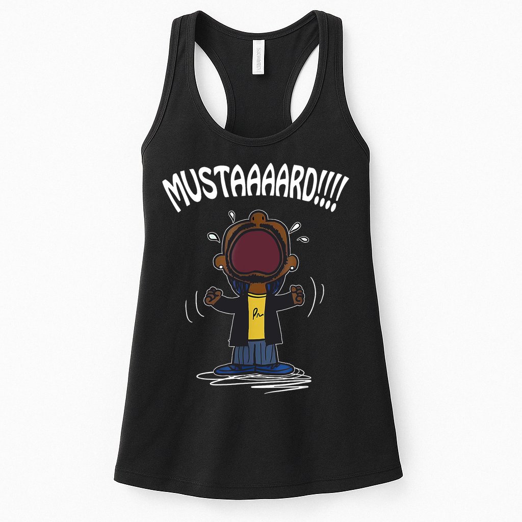 Mustard Meme Womens Tank Top