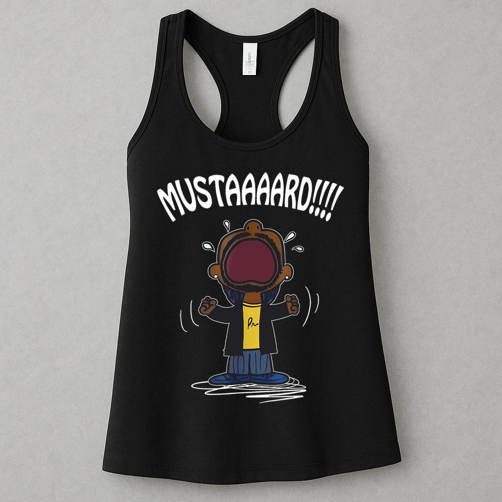 Mustard Meme Womens Tank Top