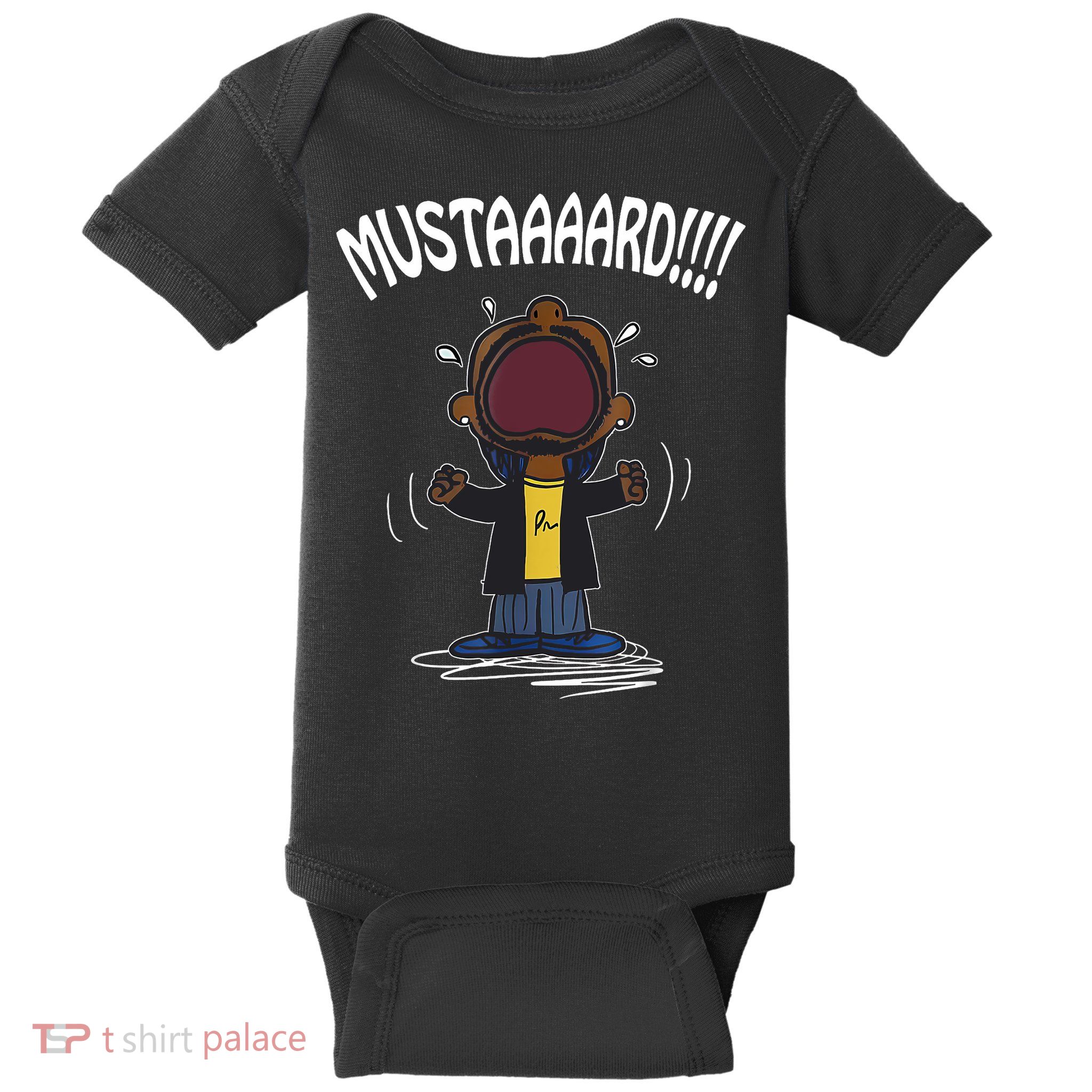 Mustard Meme Baby Bodysuit
