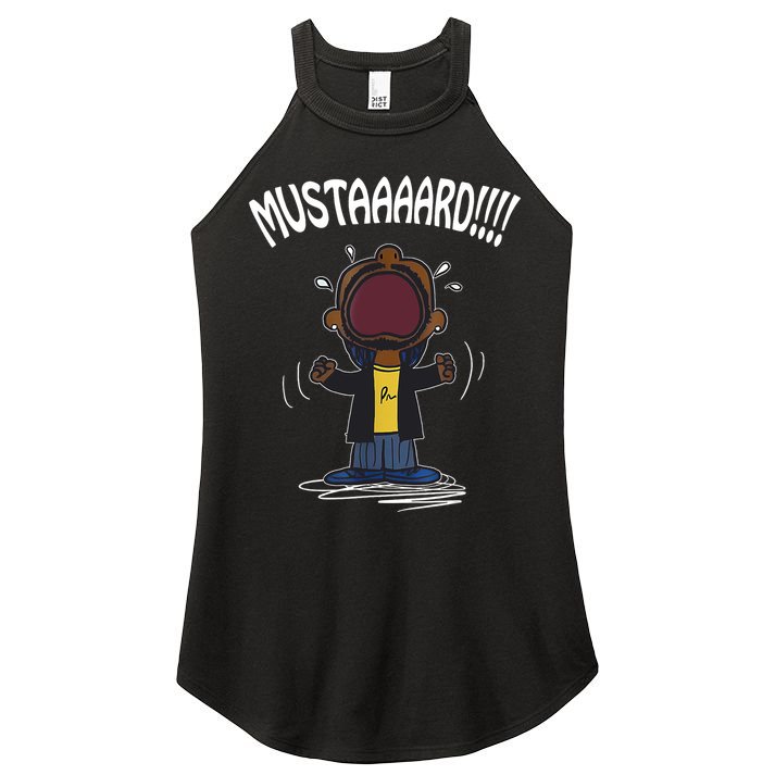 Mustard Meme Women's Perfect Tri Rocker Tank