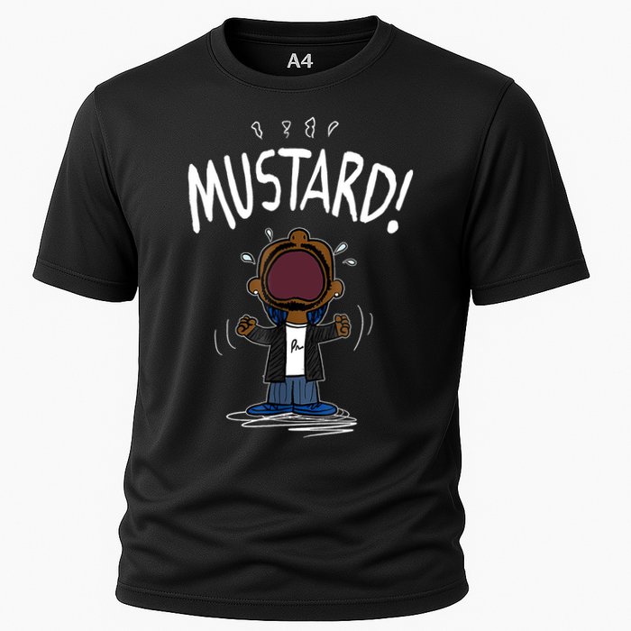 Mustard Meme Cooling Performance Crew T-Shirt