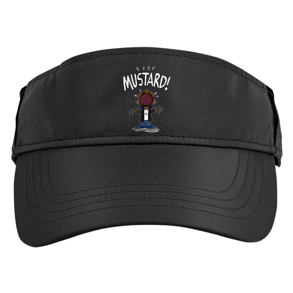 Mustard Meme Adult Drive Performance Visor